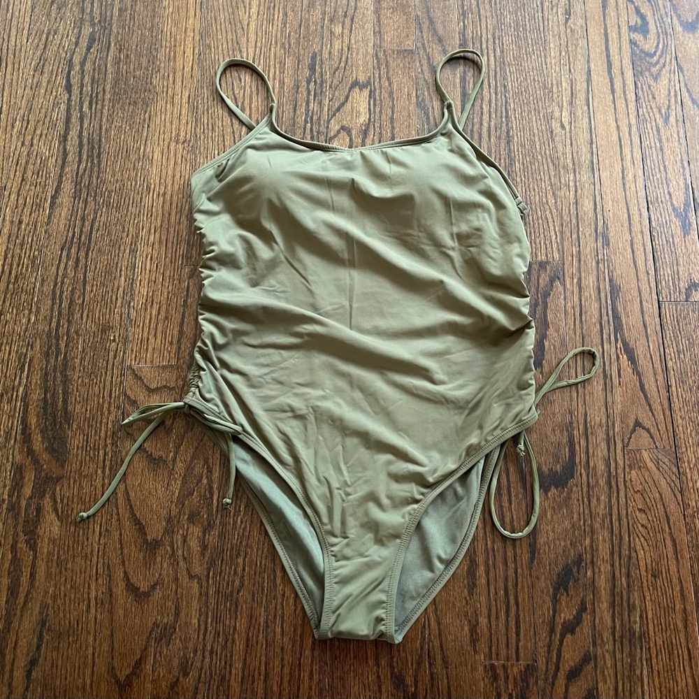 Primark green one piece swimsuit